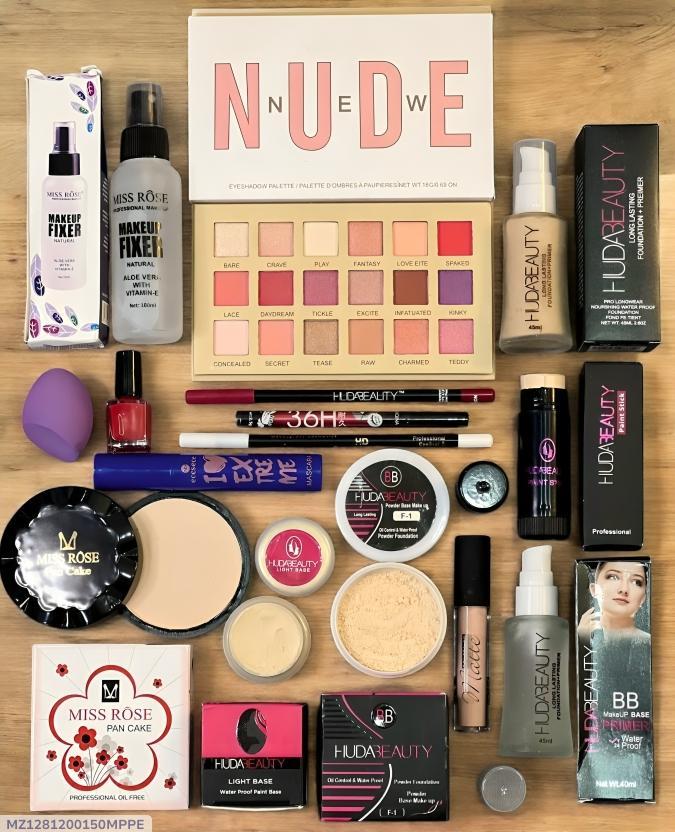 15 in 1 Makeup Deal - Complete Beauty Set with 15 Pcs for Flawless Looks