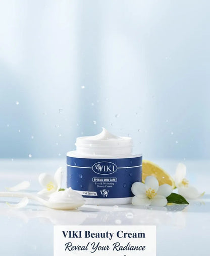 VIKI Whitening Cream for All Skin Types with Acne Scar & Dark Circle Removal