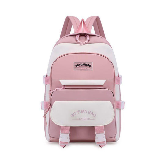 Multicolor Nylon School Backpack for Girls 18"